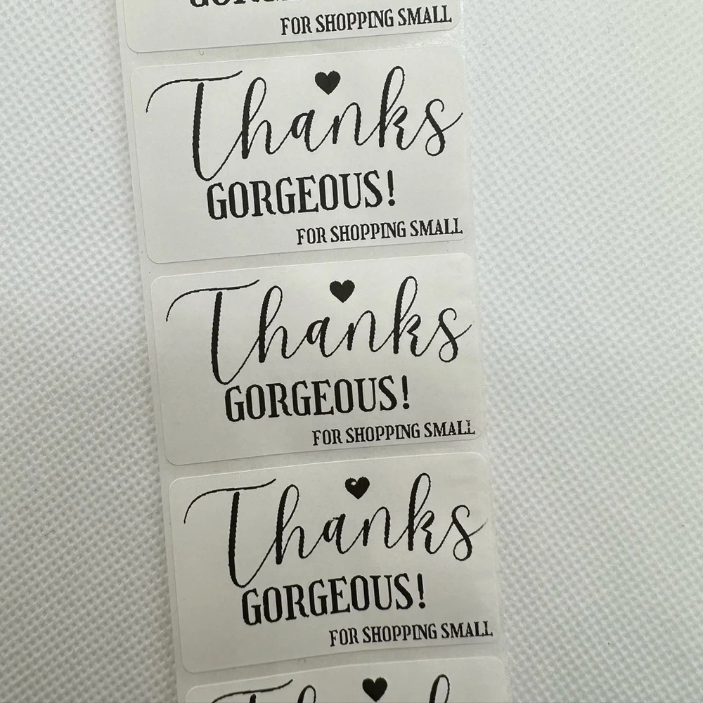 Thanks stickers  2" Stickers labels (100 roll ) NWT​​ - Picture 2 of 12